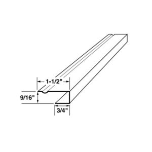 J-Channel - 1/2" 3/4" Face